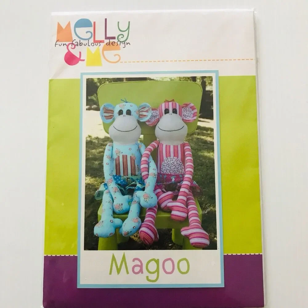 Melly & Me Sewing Pattern MAGOO Monkey Friends 23